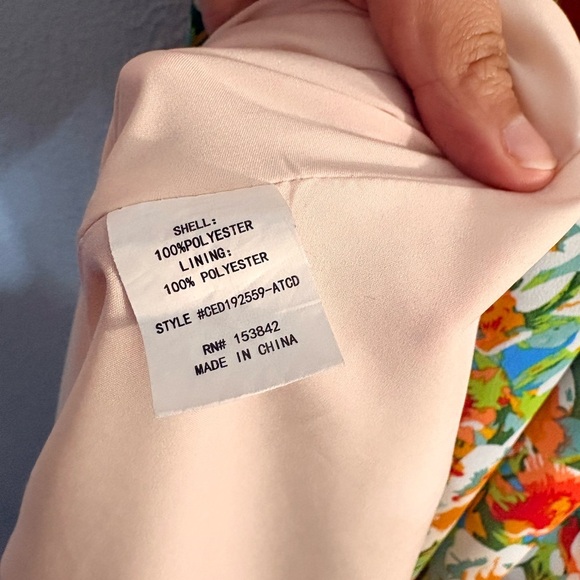 Code X Mode Women’s Size S Floral Maxi Dress Boho Stretchy Waist Flutter Sleeves - Picture 2 of 15